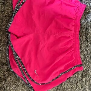 Nike Pink Athletic Shorts Moisture-Wicking Design